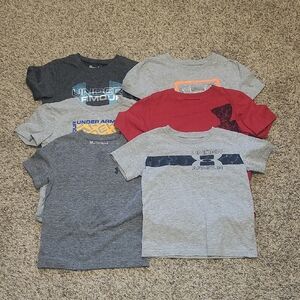 Boys' Size 5 Under Armour Short-Sleeved Shirt Bundle #2